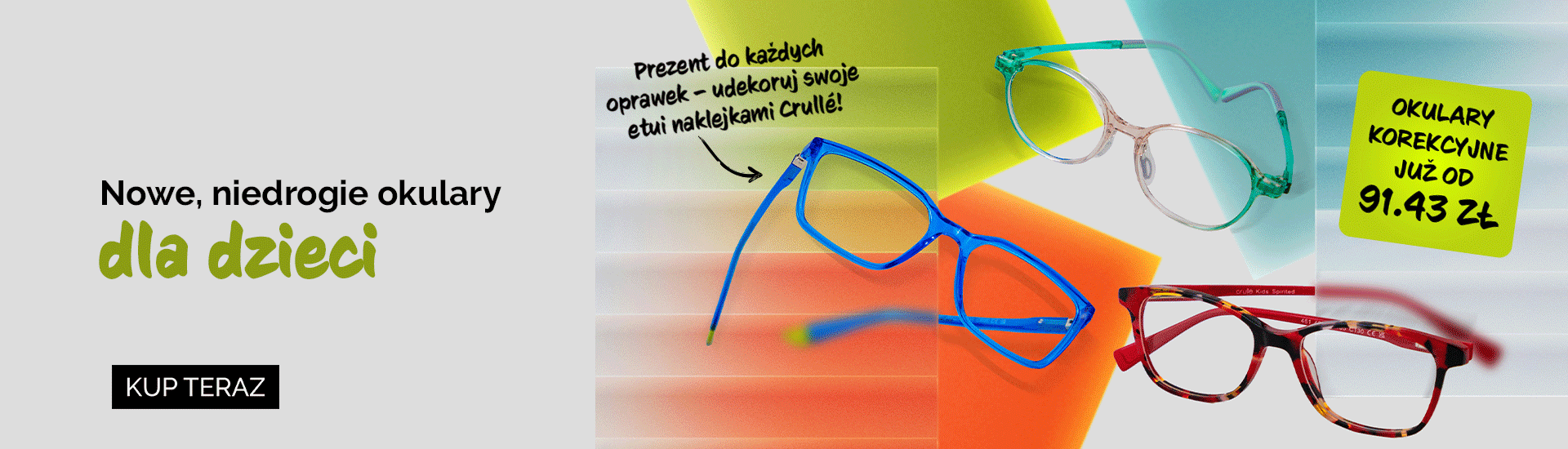 New affordable kids' glasses